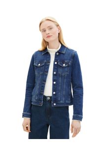 Damen Jeansjacke, blau, casual, Gr. M, Tom Tailor Denim, Denim/Jeans, Obermaterial: 98% Baumwolle, 2% Elasthan, Jacken, im klassischen Look und mit