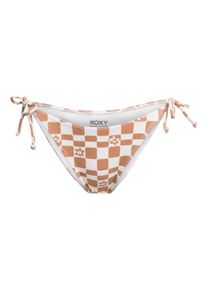 Roxy Damen Bikini-Hose "Check It", braun, Gr. XL, 85% Nylon, 15% Elasthan, Badehosen