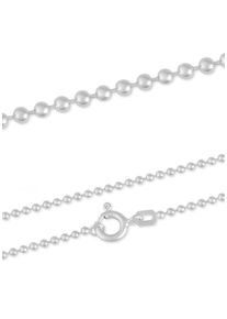 Firetti Damen Collierkettchen "Schmuck Geschenk Silber 925 Kugelkettengliederung 1,5 mm breit", 42, Silber 925 (Sterlingsilber), B: 1,5mm, silber,