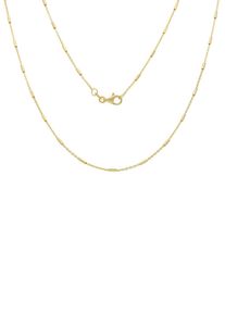Firetti Damen Kette ohne Anhänger "Schmuck Geschenk Gold 375 Halskette Ankerkettengliederung 1,3 mm breit", 45, Gelbgold 375, B: 1,3mm, gold,