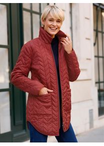 Classic Basics Damen Steppjacke, rot, Gr. 44, unifarben, 100% Polyester, Wattierung:100% Polyester, Jacken