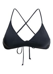 Roxy Damen Triangel-Bikini-Top "Beach Classics", grau, Gr. M, 87% Nylon, 13% Elasthan, Bikini-Oberteile