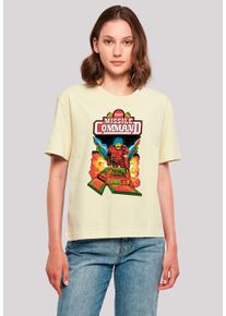F4NT4STIC Damen T-Shirt "Arcade Game Atari Retro", gelb, casual, Gr. L, Obermaterial: 100% Baumwolle, Shirts, Premium Qualität
