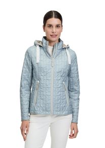 Gil Bret Damen Steppjacke, blau, casual, Gr. 38, unifarben, Web, Obermaterial: 100% Polyamid, Jacken, mit Kapuze und Reißverrschluss