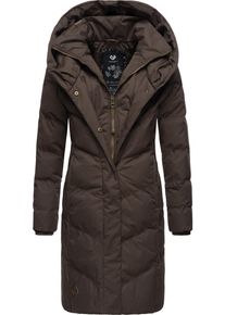 Ragwear Damen Steppmantel "Natalka", braun, modisch, Gr. 5XL, Außenmaterial: 100% Polyester, Innenfutter: 100% Polyester, Wattierung: 100% Polyester,