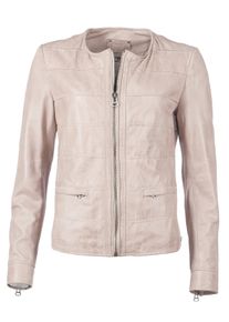 Maze Damen Lederjacke "Kumara", rosa, Gr. S, Oberstoff: 100% Leder / Ärmelfutter: 100% Polyester, Jacken