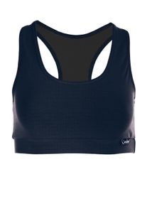 WINSHAPE Damen Sport-Bustier "WVR1", blau, Gr. XS, Obermaterial:u00a090% Baumwolle, 10% Elasthan, BHs