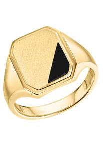 Firetti Herren Fingerring "Schmuck Geschenk Silber 925 Herrenring Silberring Siegelring", 21, Silber 925 (Sterlingsilber), 3,5mm, schwarz, Silber 925