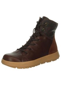 Think! THINK Damen Winterboots "Comoda", Gr. 41, braun, Leder, sportlich, Schuhe, Winterboot, Komfortschuh mit Innenreißverschluss