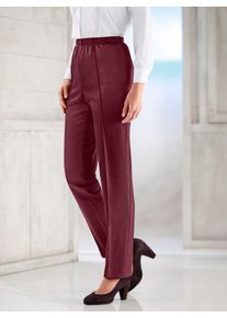 Classic Basics Damen Dehnbund-Hose, rot, Gr. 225, unifarben, 100% Polyester, Hosen