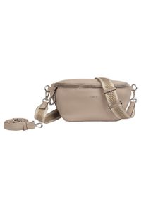 Gabor Damen Bauchtasche "Silena", grau, Polyurethan, clean, gepflegt, geprägtes Muster, unifarben, Taschen, hochwertig gewebte Gurtband und ein