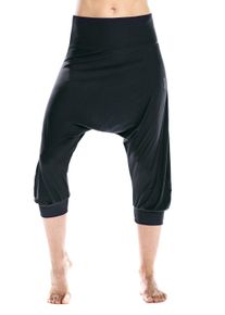 WINSHAPE Damen Haremshose "HP201LS", schwarz, Gr. XL, 85% Polyester, 15% Elasthan, Hosen, Functional Soft and Light