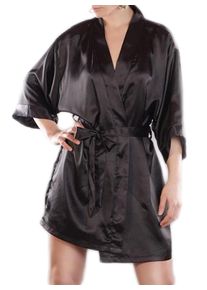 Family Trends Damen Negligé, Gr. XL, schwarz, 100% Polyester, unifarben, casual, Kleider, in traumhaft-seidigem Design