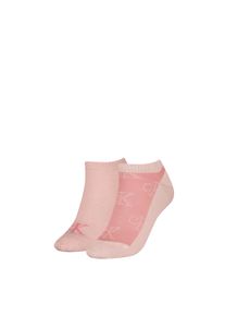 Damen Socken "CKJ WOMEN SNEAKER 2P AO SHADOW RIB", Calvin Klein Jeans, orange, Baumwollmischung, unifarben, Socken, mit dezentem Logo-Print