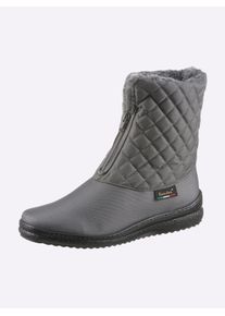 Classic Basics Damen Stiefelette, Gr. 40, grau, Textil, sportlich, Schuhe