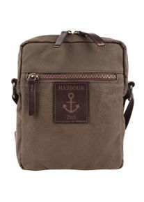 Harbour 2nd Damen Umhängetasche "Antoni", grün, Canvas, Taschen, Freizeittasche Arbeitstasche Schultertasche