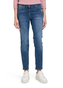 Betty Barclay Damen Slim-fit-Jeans "Betty Barclay Basic-Jeans mit Waschung", blau, Basic, Gr. 36, Obermaterial: 92% Baumwolle, 6% Polyester, 2%