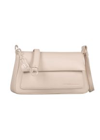Damen Umhängetasche "Anne", Tom Tailor Denim, weiß, Polyurethan, clean, gepflegt, unifarben, Taschen, modisch vielseitig tragbar mit transparenten