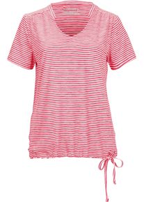 Killtec Damen T-Shirt, rot, sportlich, Gr. 58, gestreift, Jersey, Obermaterial: 90% Polyester, 10% Elasthan, Shirts