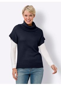 Classic Basics Damen Pullunder "Pullunder", blau, Gr. 46, unifarben, 100% Polyacryl, Pullover