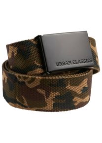 Urban Classics Damen Hüftgürtel "Urban Classics Unisex Canvas Belt", grün, 100% Polyester, Gürtel