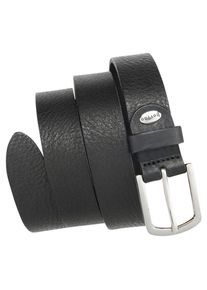 Bernd Götz BERND GÖTZ Damen Ledergürtel, schwarz, casual,casual,klassisch,modisch, Gr. 110, unifarben, Leder, Gürtel, mit effektvoll genarbter Oberfläche
