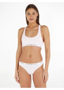 Damen Slip, Tommy Hilfiger Underwear, Gr. S, rosa, Webqualität, Obermaterial: 53% Baumwolle, 35% Modal, 12% Elasthan, unifarben, Unterhosen, mit Logo