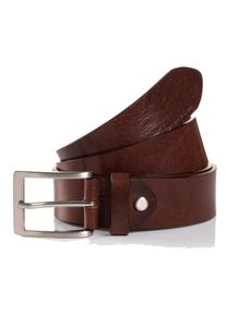 Tom Tailor Damen Ledergürtel "TTJADEN", braun, casual,klassisch, Gr. 90, unifarben, Rindsleder, Gürtel, 3,5 cm breiter Herrengürtel, ideal zu Jeans