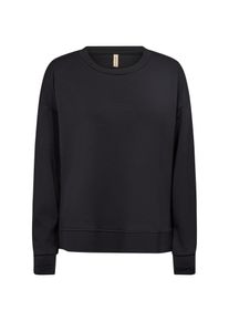 soyaconcept Damen Sweatshirt "SC-BANU 164", schwarz, modisch, Gr. S, unifarben, Sweatware, Obermaterial: 48% Modal, 48% Polyester, 4% Elasthan,