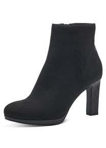 Marco Tozzi Damen Stiefelette, Gr. 40, schwarz, Textil, Basic, Schuhe