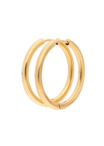 TITANIA Damen Paar Creolen "Titancreolen", Titan, gold, Titan, Ohrringe
