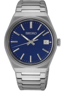 Seiko Damen Quarzuhr, silber, Armbanduhren, Armbanduhr, Herrenuhr, Damenuhr, Datum, Saphirglas, Edelstahlarmband