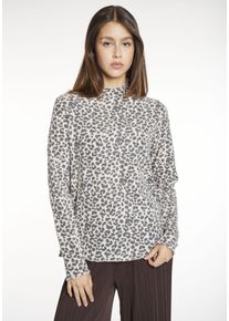 Haily's HAILY’S Damen Langarmshirt "LS P TP Ol44ivia", beige, feminin, Gr. S, animal-print, Jersey, Obermaterial: 71% Polyester, 26% Viskose, 3% Elasthan,