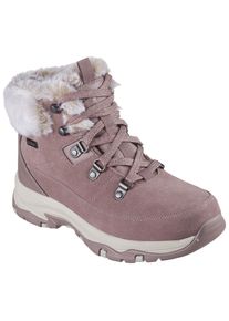 Skechers Damen Winterboots "TREGO-", Gr. 36, lila, Veloursleder, casual, Schuhe, Chunky Boots, Freizeitschuh, Winterstiefel mit Plateausohle