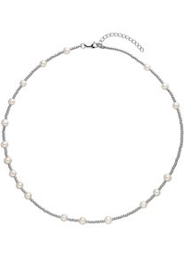 ADRIANA Damen Perlenkette "Schmuck Geschenk Silber 925 Halskette Genua, G12-90, G12-94", Silber 925 (Sterlingsilber)-Perlen, L: 47cm B: 2,1mm, bunt,
