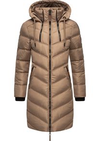 Marikoo Damen Wintermantel "Armasa", grau, modisch, Gr. L, Oberstoff: 100% Polyester, Futter: 100% Polyester, Wattierung: 100% Polyester,