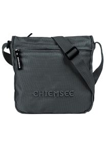 Chiemsee Damen Umhängetasche, grau, Kunstfaser, unifarben, leicht glänzend, Taschen