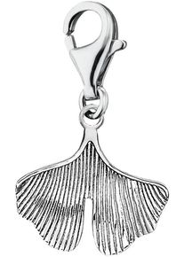 Engelsrufer Damen Charm-Einhänger "Ginkgo, ERC-GINKGO", silber, Silber 925 (Sterlingsilber), Charms, Made in Germany