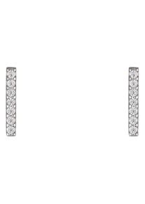 UNIKE JEWELLERY Damen Paar Ohrstecker "GLOW STRAIGHT STÄBCHEN, UK.TN.1204.0019", Silber 925 (Sterlingsilber), silber, Silber 925 (Sterlingsilber),