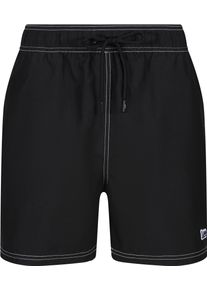 Lee Herren Badeshorts ""Tang"", schwarz, sportlich, Gr. S, unifarben, Microfaser, Obermaterial: 100% Polyester, Badehosen, mit Logoschriftzug