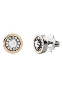 TASHI Damen Paar Ohrstecker "SPELL SPARKLE CIRCLE, MT.TN.0118.0003", Silber 925 (Sterlingsilber), gold, Silber 925 (Sterlingsilber), Ohrringe, mit