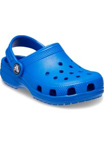 Crocs Kinder Clog "Classic Clog K", Gr. 19, blau, Croslite, unifarben, sportlich, Schuhe, Hausschuh, Schlappen, Sandale mit Fersenriemen