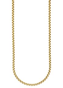 Kangaroos Damen Edelstahlkette "Schmuck Geschenk, Halskette Erbskette", Edelstahl, L: 45cm B: 2,9mm, gold, Edelstahl, B:2,9mm, Halsketten