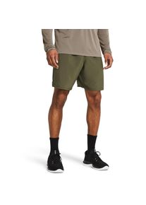 Under Armour Herren Shorts "UA TECH WOVEN WORDMARK SHORT", grün, sportlich, Gr. XS, Stoff, Obermaterial: 87% Polyester, 13% Elasthan, Hosen