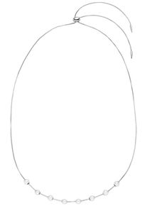 Firetti Damen Perlenkette "Schmuck Geschenk Halsschmuck Halskette Silberkette Venezianerkette", Silber 925 (Sterlingsilber)-Perlen, L: 85cm B: 1mm,