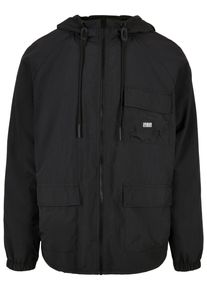 Urban Classics Herren Langmantel "Urban Classics Herren Commuter Parka", schwarz, Gr. L, 100% Polyamid, Mäntel