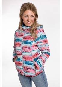 DEPROC Active Damen Winterjacke "WILDCAT HILL Women", bunt, casual, Gr. 36, 100% Polyester, Jacken, Steppjacke mit außergewöhnlichem Design