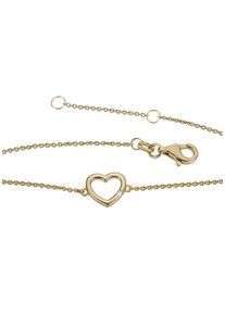 Firetti Damen Armkette "Schmuck Geschenk Gold 585 Armschmuck Armband Goldarmband Ankerkette", Gelbgold 585-Diamanten, gold, Gelbgold 585, Diamanten,
