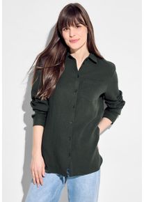 Cecil Damen Klassische Bluse, grün, casual, Gr. XL, Obermaterial: 100% Baumwolle, Blusen, mit Brusttasche