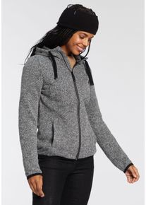 G.I.G.A. by Killtec Damen Strickfleecejacke "GW 52 WMN KNTFLC JCKT", schwarz, sportlich, Gr. 40, G.I.G.A. DX BY KILLTEC, Obermaterial: 100% Polyester, Jacken